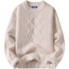 Aelfric Eden 90s Vintage Oversized Knitted Crewneck Sweater for Women